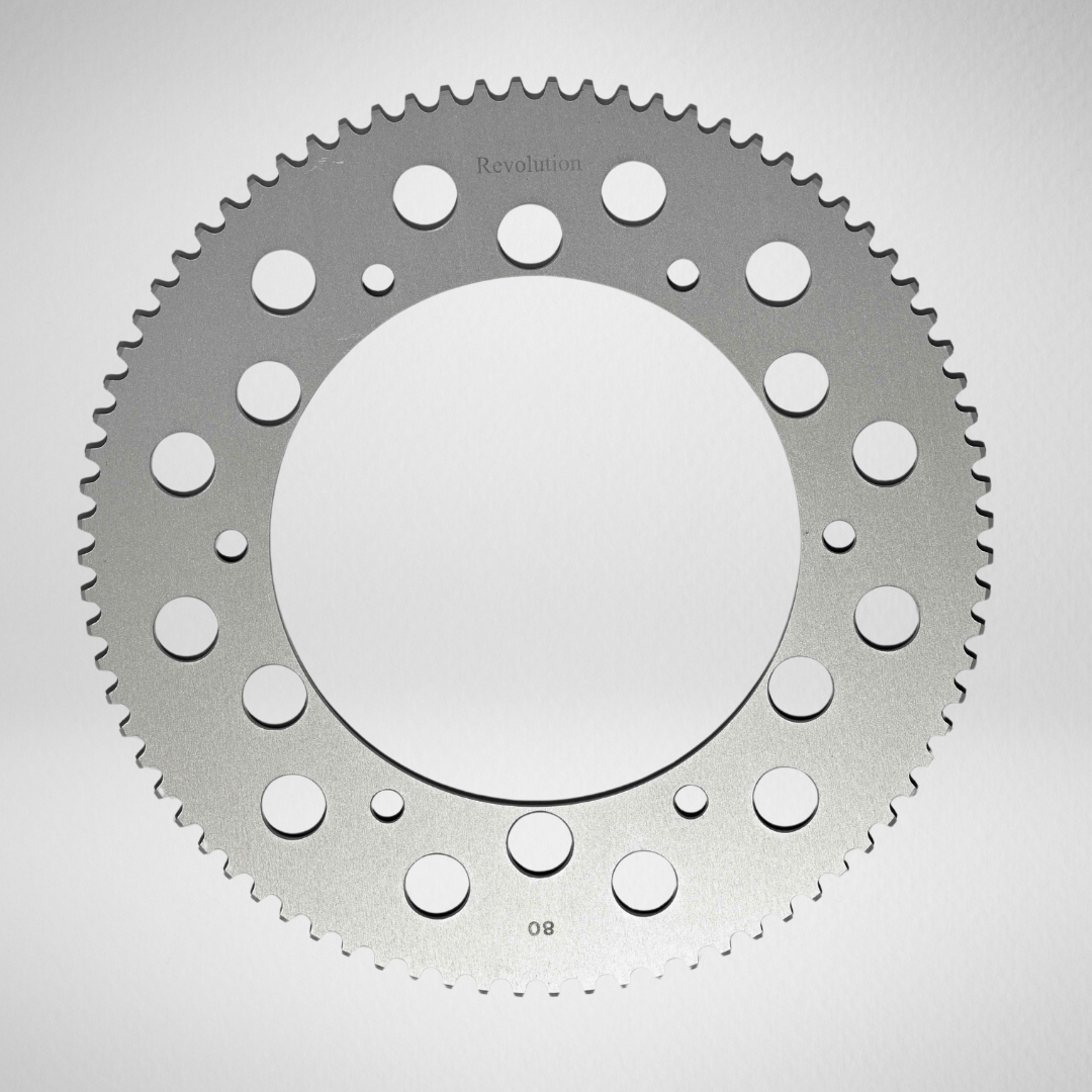 Premium Go Kart Sprocket on grey background