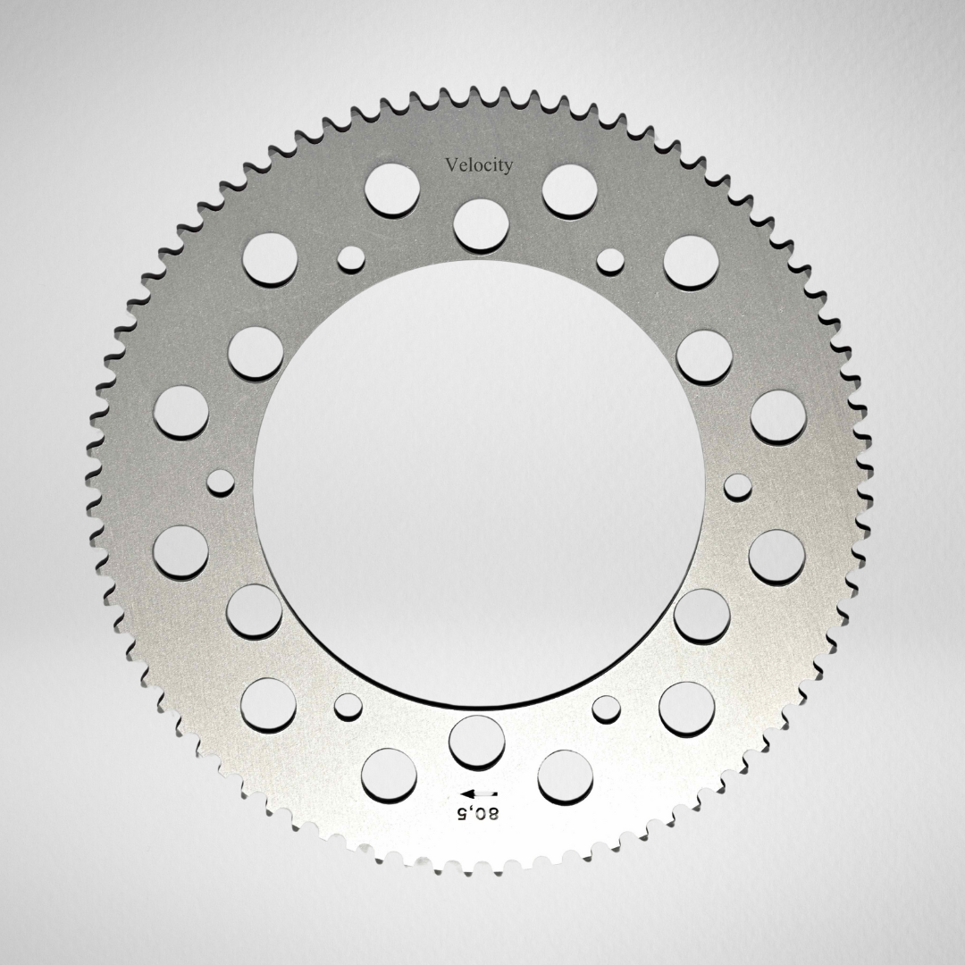Aluminium half size go kart sprocket