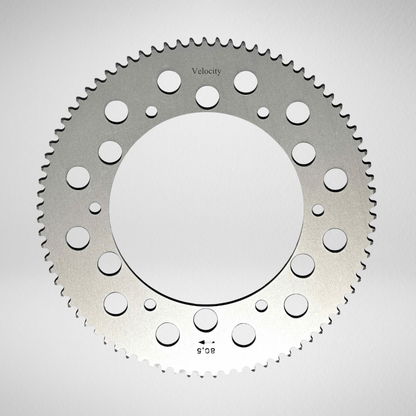 Aluminium half size go kart sprocket